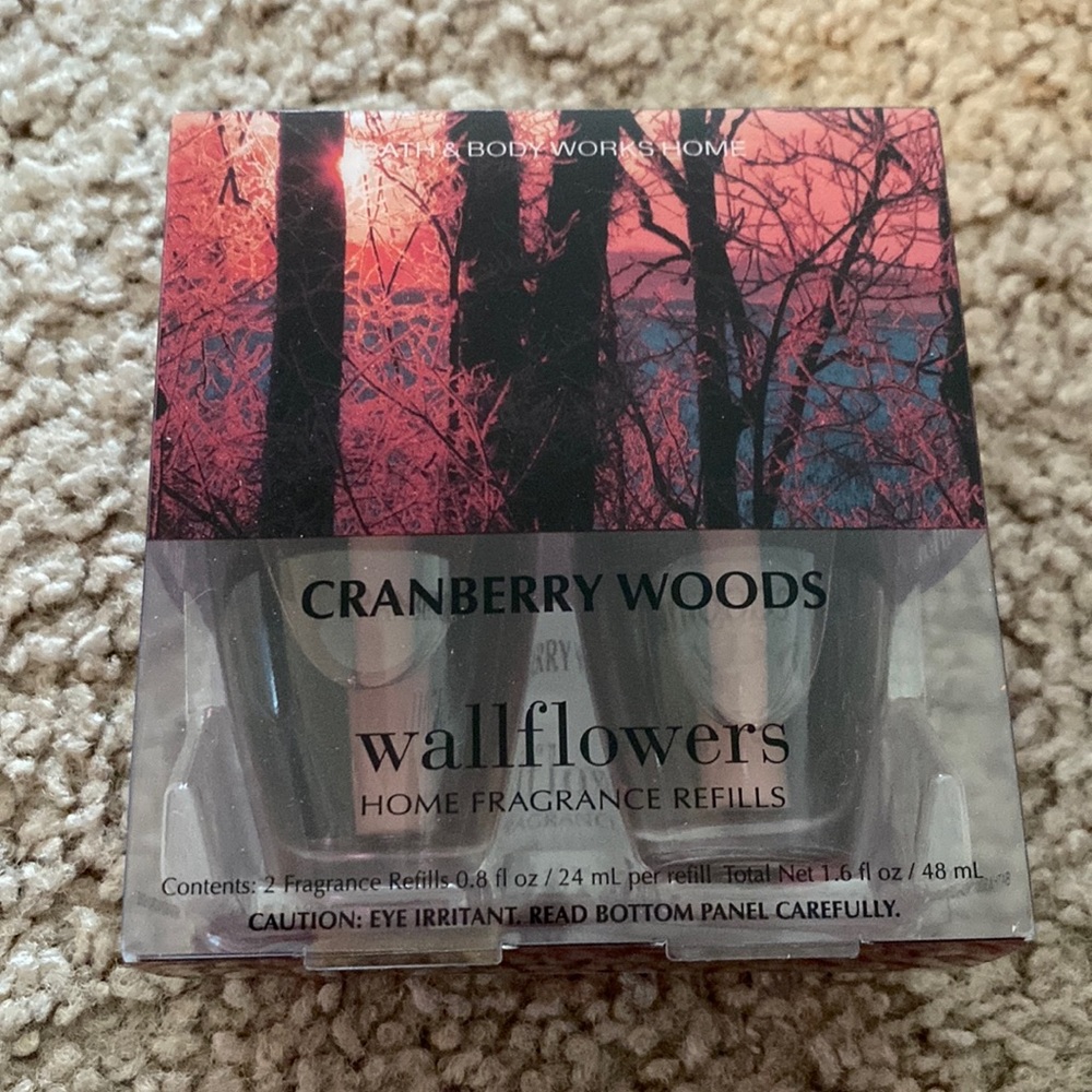 Bath & Body Works Cranberry Woods Wallflowers 2-Pack Home Fragrance Refills